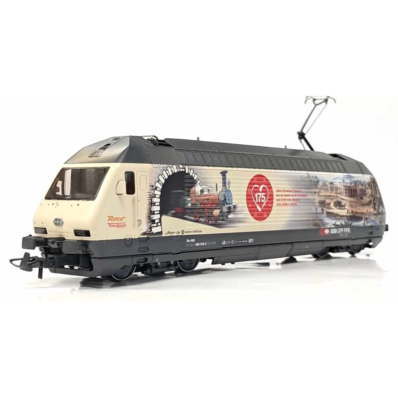 Roco 70677 Villanymozdony, Re 460 019-3, 175 Jahre Swchweizer Bahnen, SBB VI